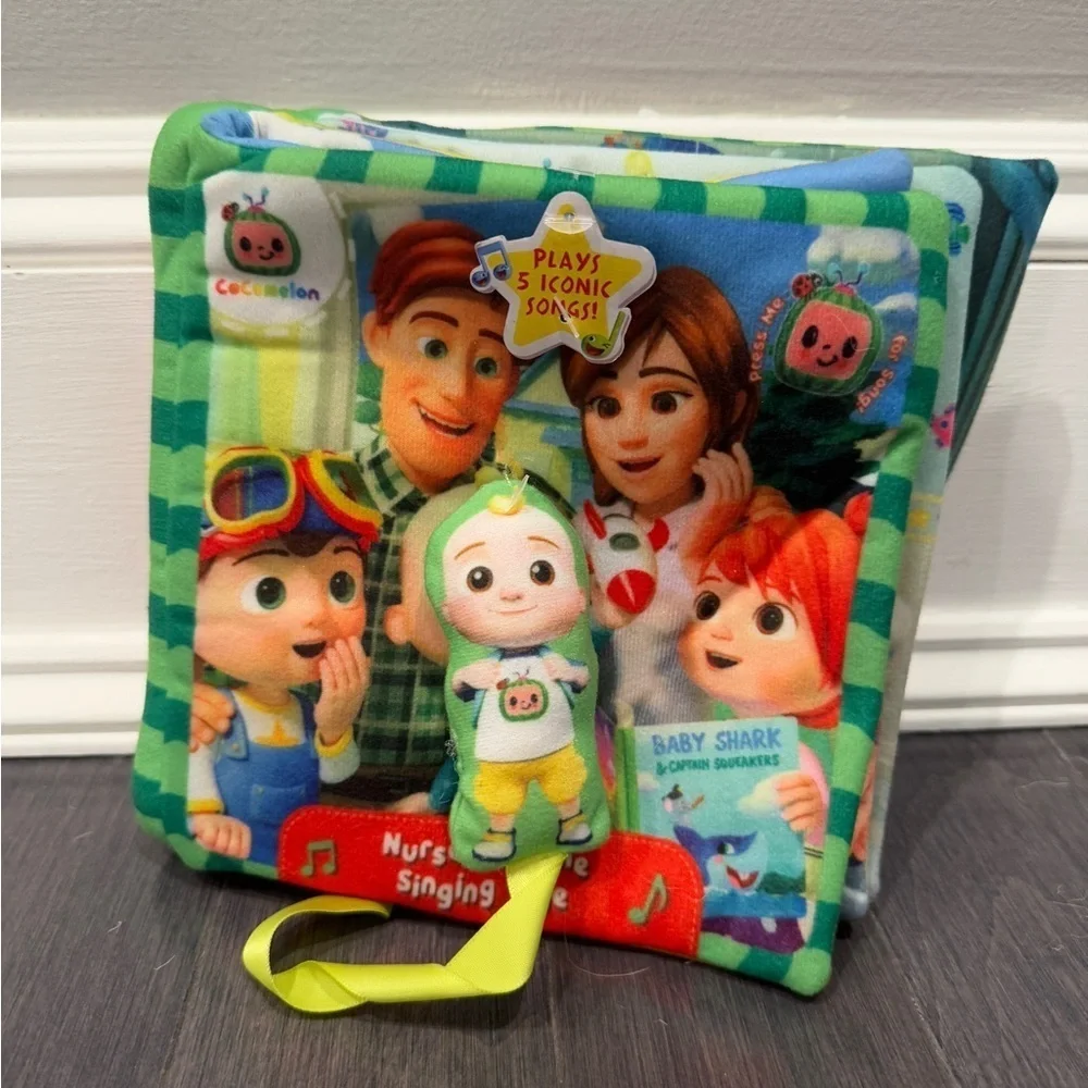 NWT Cocomelon Musical Soft Book for Kids - Multicolor